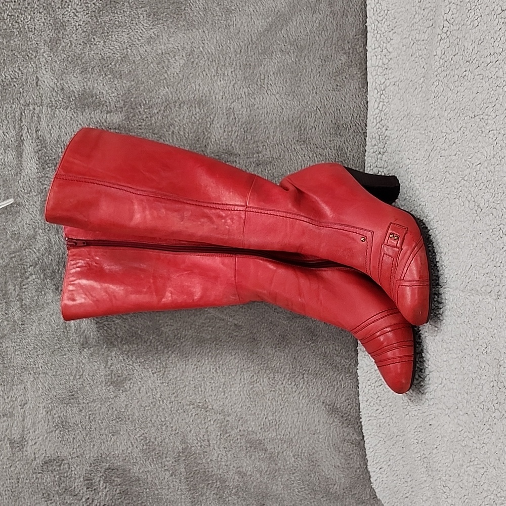 Miz Mooz Journey Red Knee High Boots